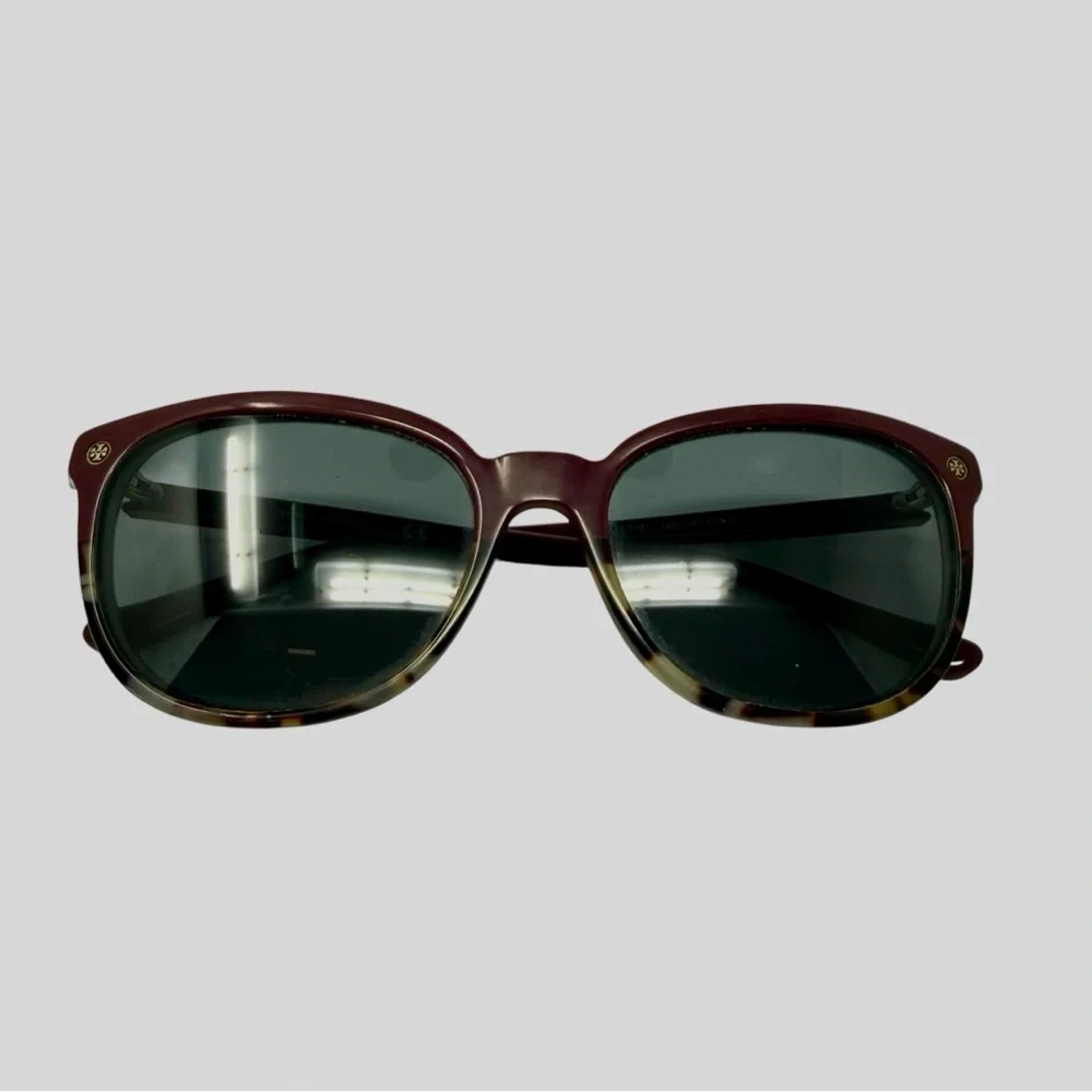 Tory Burch Burgundy & Tortoise Shell TY7131 Style Sunglasses